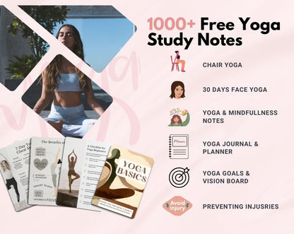 1000+ Free Notes: Complete Yoga Blueprint 2025