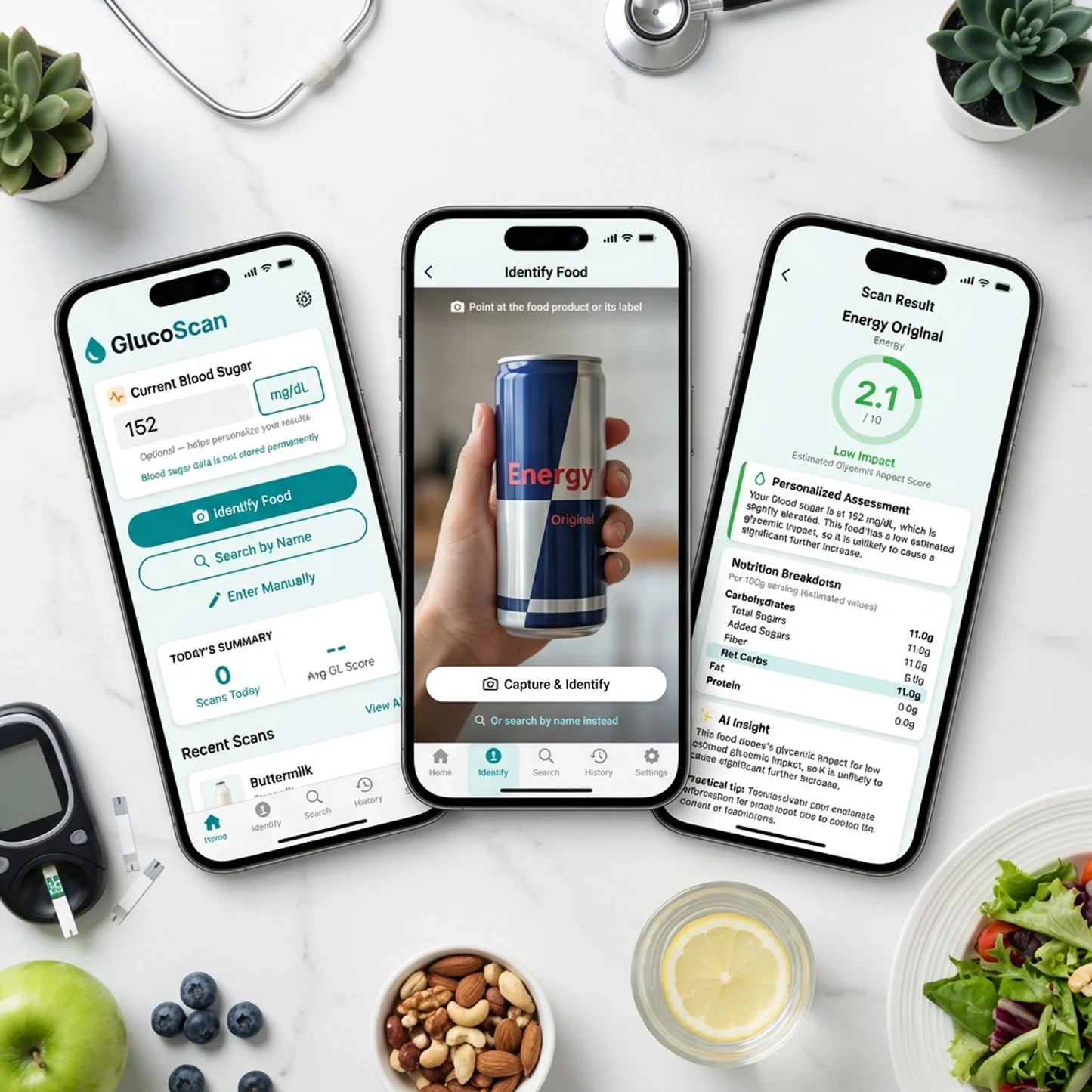 GlucoScan — Your Personal Food Safety Web App